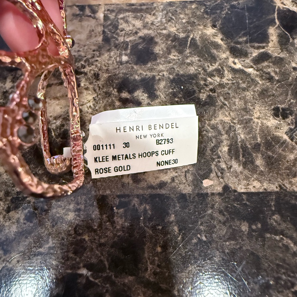 Henri Bendel Klee Metals Hoop Cuff - Picture 10 of 11